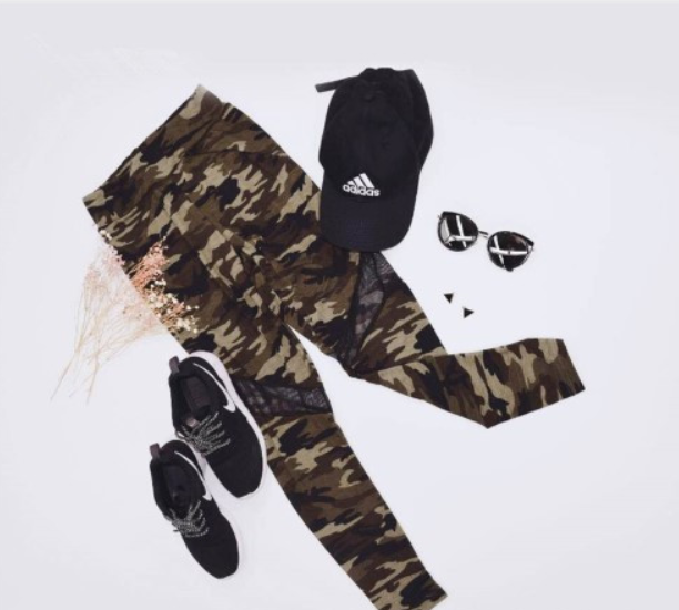 Camo Mesh Leggings