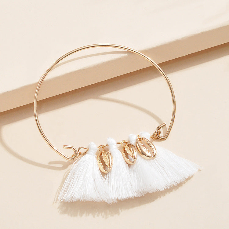 Shell Tassel Bracelet