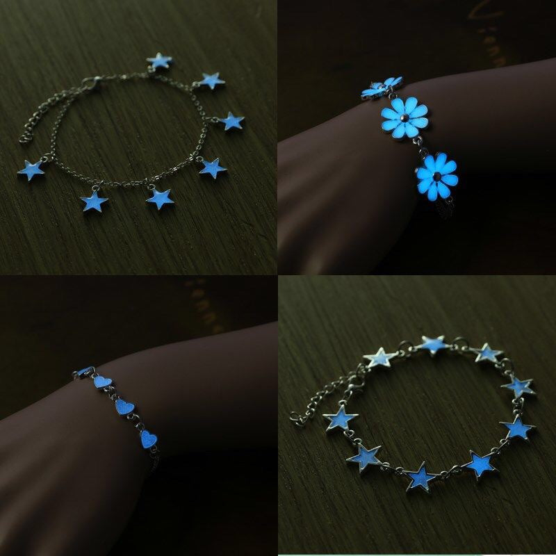 Night Glow Bracelets Creative DIY Animal Magic Tricks Super Sprouting Surprise Girl Luminous Bracelet Child Gifts