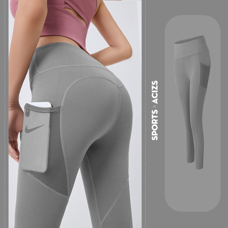 Yoga Pants Women With Pocket Leggings Sport Girl Gym Leggings - Tummy Control Jogging Tights Fitness Pants