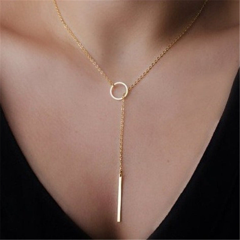 Personalized Minimal Simplistic Bar Necklace