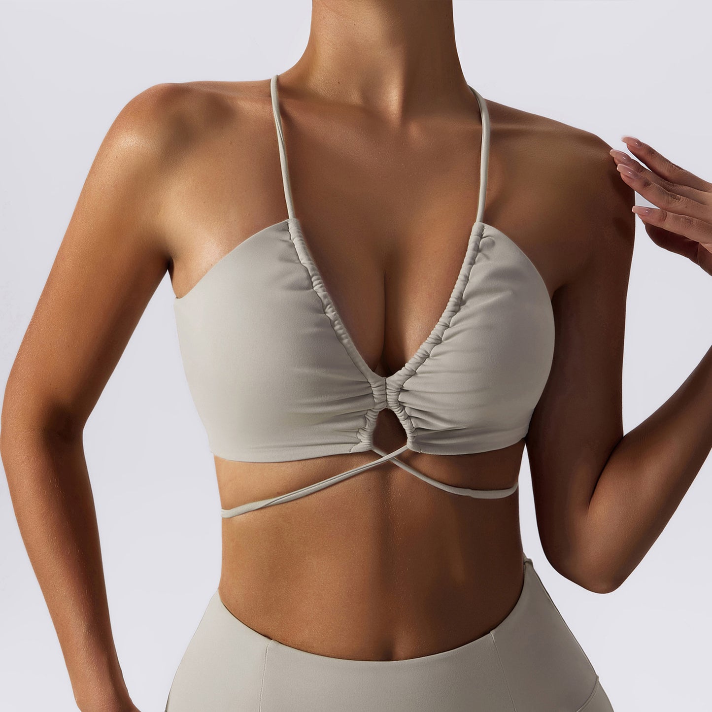 Camisole Yoga Bra Outer Wear Strap Beauty Back Suit